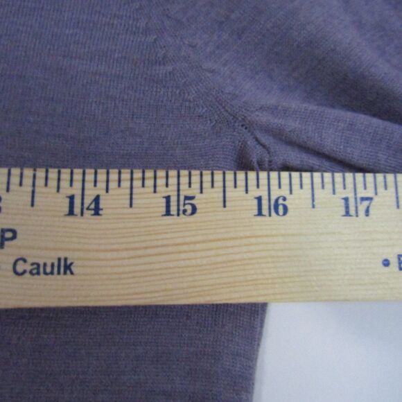 Massimo Dutti Women's Sweater Small Purple Cashmere Wool Capsule Wardrobe Cozy - Picture 7 of 10